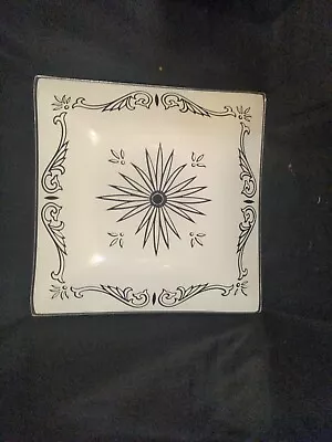 Vintage MCM Starburst 1950s  12  Ceiling Light Fixture Cover Frosted Glass  • $19.99