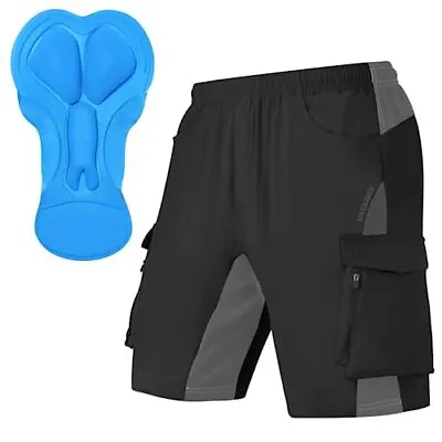 Men's Mountain Bike Shorts 3D Padded Bicycle MTB  Assorted Colors  Sizes  • $48.89
