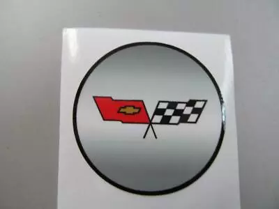 C4 Corvette Style Wheel Center Cap Emblem  Decal Set Of 4 Laminated Decals  D5 • $8.99