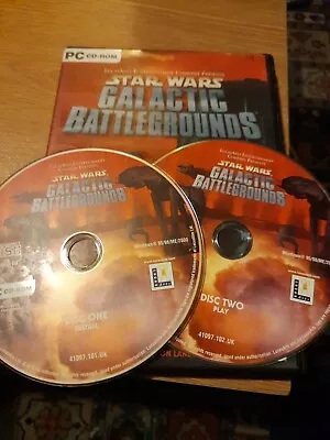 £4.90 • Buy Star Wars GALACTIC BATTLEGROUNDS Pc Cd Rom Battle Grounds ** Free Postage.  