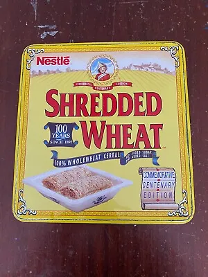 Nestle Shredded Wheat Tin 100 Years Commemorative Centenary Edition • £15