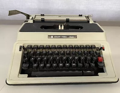 Vintage Silver-Reed SR 500 Manual Typewriter With Original Case • £39