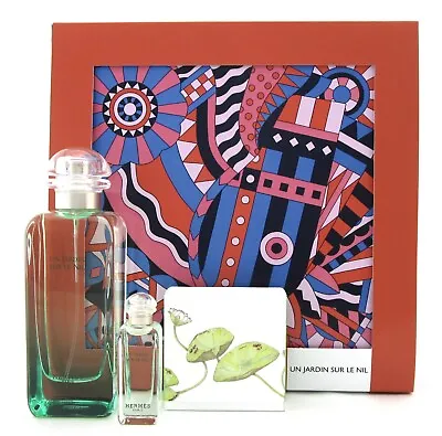 Un Jardin Sur Le Nil By Hermes 3.3 Oz &7.5 Ml EDT + 1.7 Oz Soap. New Women's Set • $89.99