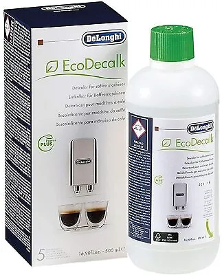 $45.62 • Buy Delonghi EcoDecalk Coffee Machine Descaler Liquid 500ml SER3018 Genuine Part