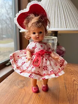 Vintage Ginny Valentine Outfit. 4 Piece. Doll Not Included. Red And White. • $22.99