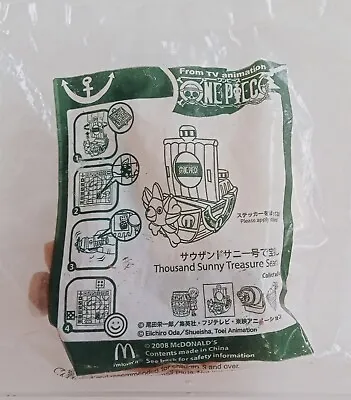 McDonald's 2008 Happy Meal One Piece Thousand Sunny SEALED • $20