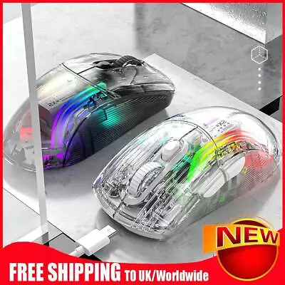 Wired Wireless Gaming Mouse Bluetooth-compatible Creative Mouse For Home Office • £21.20