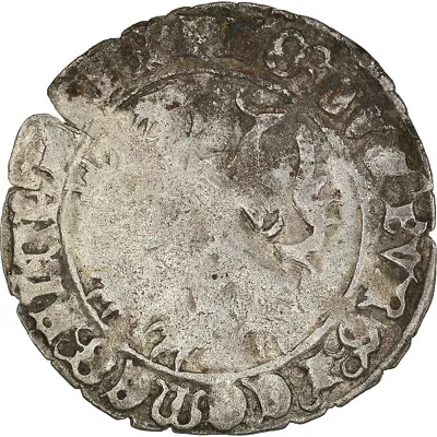 [#184450] Coin France Flanders Philippe Le Bon Gros VF(20-25) Silver Boud • $150.56