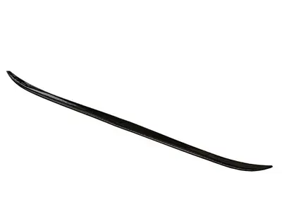 125cm PU Car Rear Roof Tail Trunk Spoiler Wing Lip Sticker Trim Gloss Black  • $45.80