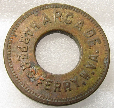 $19.60 • Buy Harpers Ferry W.Va. Good For In Trade Token 5c WV