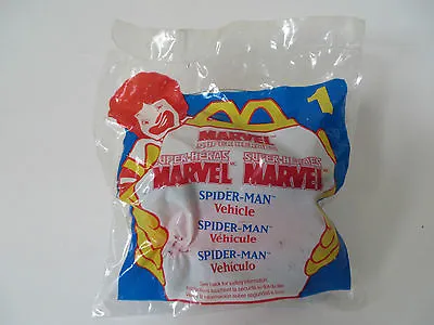 McDonalds ~ 1996 Marvel Super Heros #1 ~ SPIDER MAN ~ Sealed Bag ~ FREE SHIPPING • $6.99
