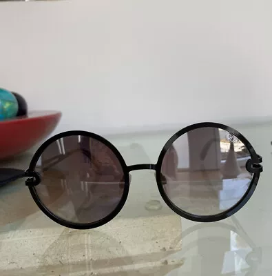 Quay X Ukiyo Tinted Round Sunglasses In Black Frame • $54.95
