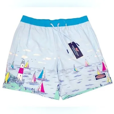 Vineyard Vines 7  Chappy. Swim Short MONTAUK ICE WATER . SIZE (L) *NWT* • $27.99