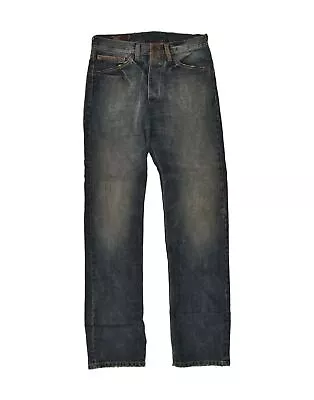 MARLBORO CLASSICS Mens Straight Jeans W32 L36 Blue Cotton AQ07 • $22.14