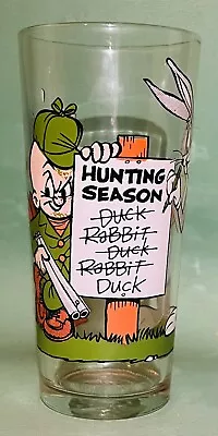 PEPSI GLASS 1976 Bugs Bunny Daffy Duck Elmer Fudd Hunting Season Interaction HTF • $59.99