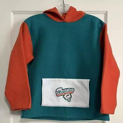 Dolphins Hoodie Boys XXL With Front Hand Warmer Pocket Pre Owned (F728) • $9.99