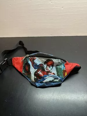 Vintage MARVEL PETER PARKER Kids Spider-Man Fanny Pack Waist Pack Belt Bag W3 • $11.99