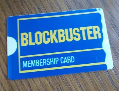 £5 • Buy Blockbuster Entertainment Membership Card Personalized Retro Card. Retro , Gift.