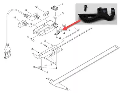 #6 Kit Mitutoyo Caliper Replacement Part:  Roller Hook 09GAA073 • $15