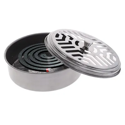 Mosquito Coil Holder Coil Incense Burner With Mesh Stand Camping GardenS_-_ • $8.56