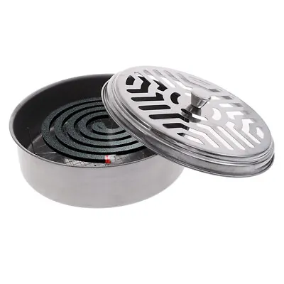 Mosquito Coil Holder Coil Incense Burner With Mesh Stand Camping GardenS_MF • $3.57