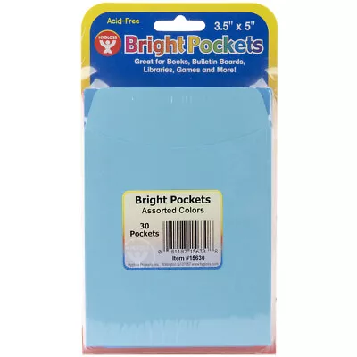 Mighty Bright Pockets 3.5 X5  30/Pkg Assorted Colors • $12.75