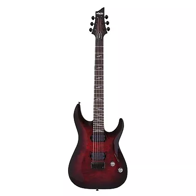 Schecter Omen Elite 6 Guitar Rosewood Fretboard Black Cherry Burst • $499