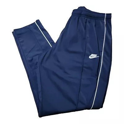 NIKE Track Pants Men Small 2XL NSW Tapered Drawstring Sportswear Pockets Logo • $32.95