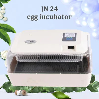 JANOEL 24 Egg Incubator Automatic Digital LED Turning Chicken Duck Quail Poultry • $179