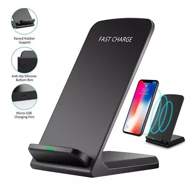 30W Wireless Charger Charging Stand Dock For Samsung IPhone Android Cell Phone • $12.06