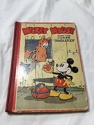 Mickey Mouse And His Horse Tanglefoot David McKay 1934  GD 2.0 VERY RARE!! • $179.99