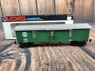 Lionel 6-19658 O Gauge Norfolk & Western Tool Car #19658 With Box Free Shipping • $22.77