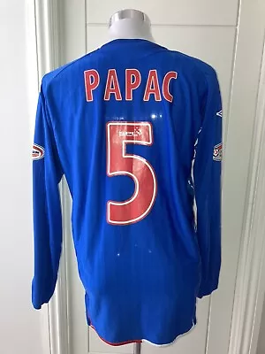 Rangers Sasa Papac Match Worn / Issue Shirt Top • £75