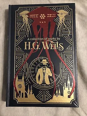 H.G. Wells:A Collection Of Works Leather Bound Hardcover New & Sealed By Wilco • $32