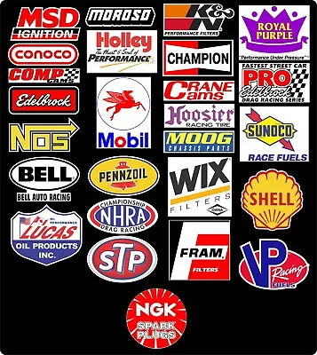 26 Racing Decals Stickers Drag Race NHRA Nascar • $13.25