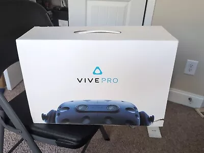 HTC Vive Pro Virtual Reality Head Set Full Kit VR HMD Game W/ Box Controller • $650