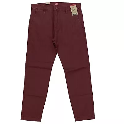 Levi's XX Chino Standard Taper Men's Pants Port Red Stretch Fit • $36.99