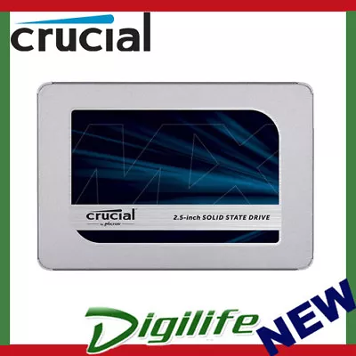 Crucial MX500 2TB SATA 2.5  7mm (with 9.5mm Adapter) Internal SSD • $225