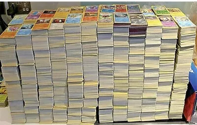 $40 • Buy 500+ Pokemon Card Collection Lot Bulk! Commons Reverse Holo & Rares! No Energy