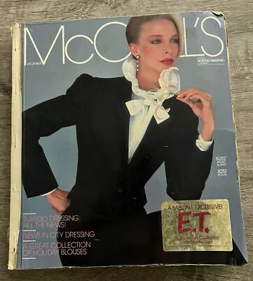 McCall’s Sewing Pattern Book Counter Store Catalog Vintage December 1982 E.T. • $119.95