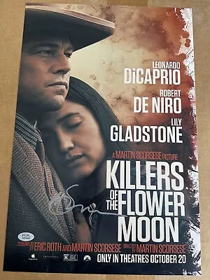 Martin Scorsese Signed Killers Of The Flower Moon 12x18 Poster Autograph PSA • $299.99