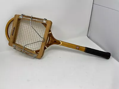 Vintage TAD Davis Imperial Wooden Tennis Racquet Custom Made In USA 5 L • $41.95