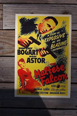 The Maltese Falcon Lobby Card Movie Poster Huphrey Bogart Mary Astor • $4.50