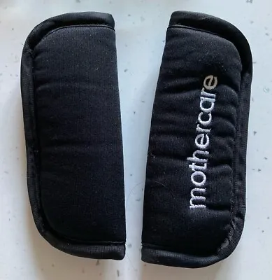 Mothercare Journey Car Seat Shoulder Harness Pad X 2 Black • £8