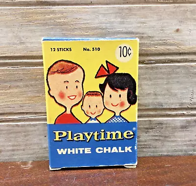 Vintage Original Binney Smith Playtime Chalk Sticks Boxed • $9.99