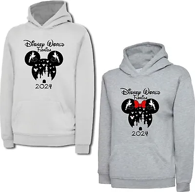 Disney World Florida 2024 Couple Matching Pack Hoodie Mickey Minnie Mouse Top • $23.98