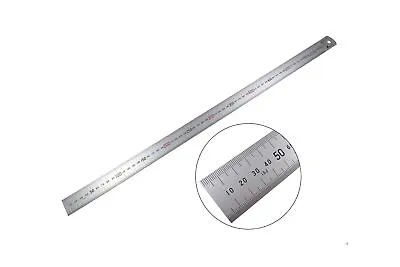 Shinwa H101-E 600 Mm Rigid Zero Glare  Metric Machinist Ruler/Rule Scale .5 M... • $51.85