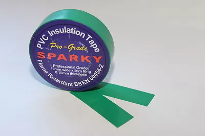 Electrical PVC Insulation Insulating Tape 19mm X 20m Flame Retardant Resistant • £1.33