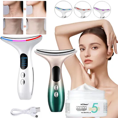 EMS Microcurrent Facial Skin Tightening Lifting Device Face Neck Beauty Machine • $9.28