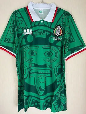 Mexico 1998 World Cup Shirt JERSEY Size L - ABA Sport - Retro - Brand New -last1 • £26